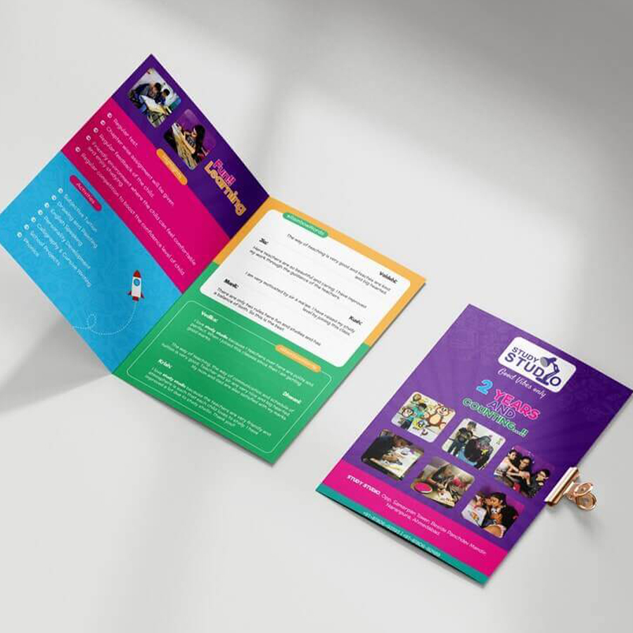Brochure Design & Printing - Professional multi-page brochure design